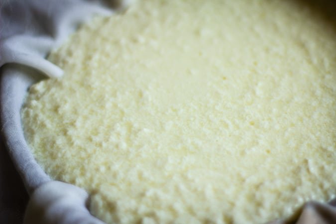 自家製リコッタチーズのレシピ