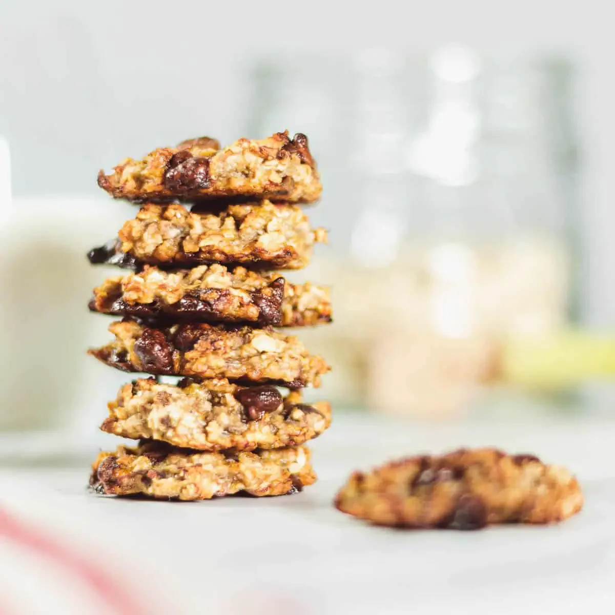 【Only 3 ingredients】 Banana Oatmeal Cookies