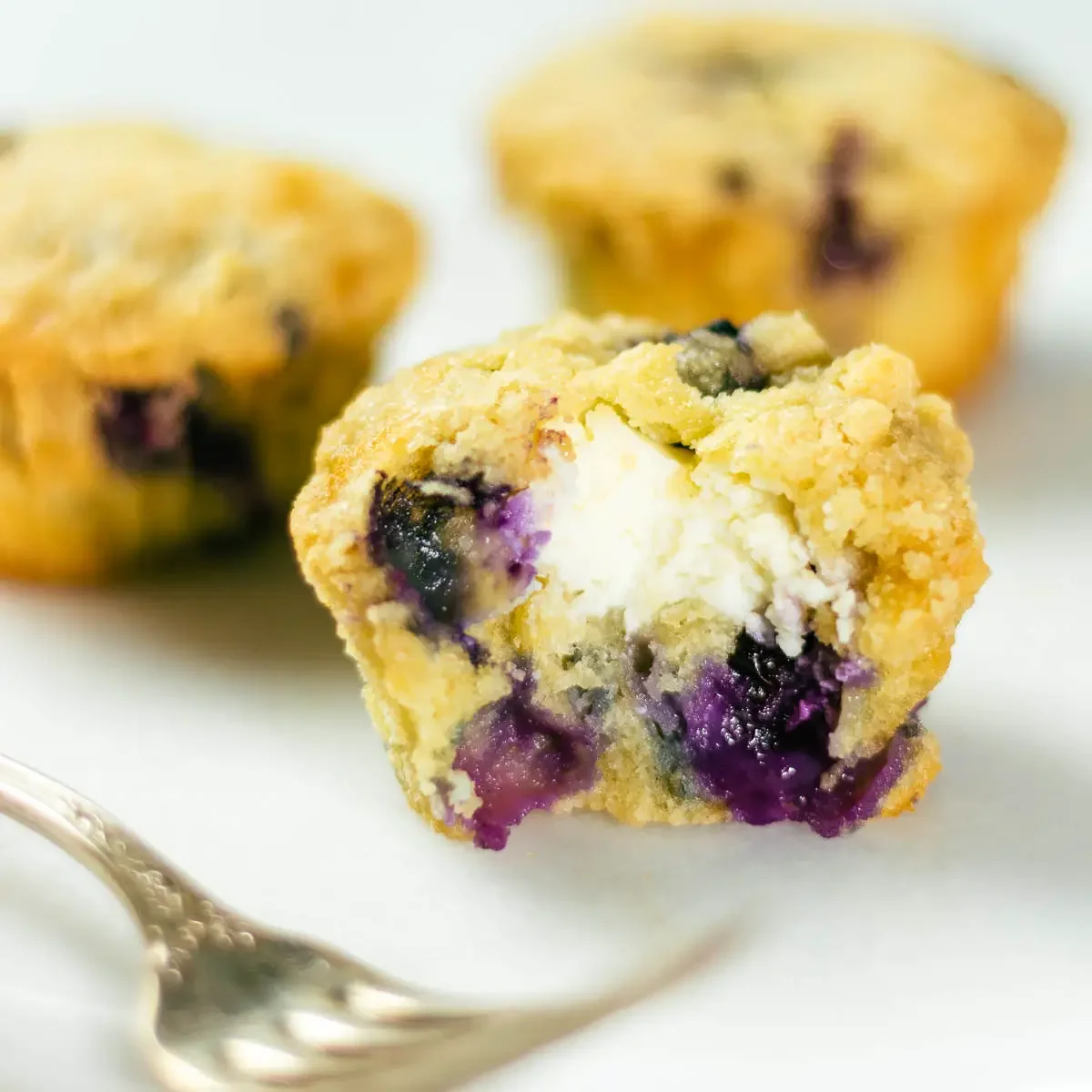 Cream Cheese-filled Blueberry Muffin Recipe