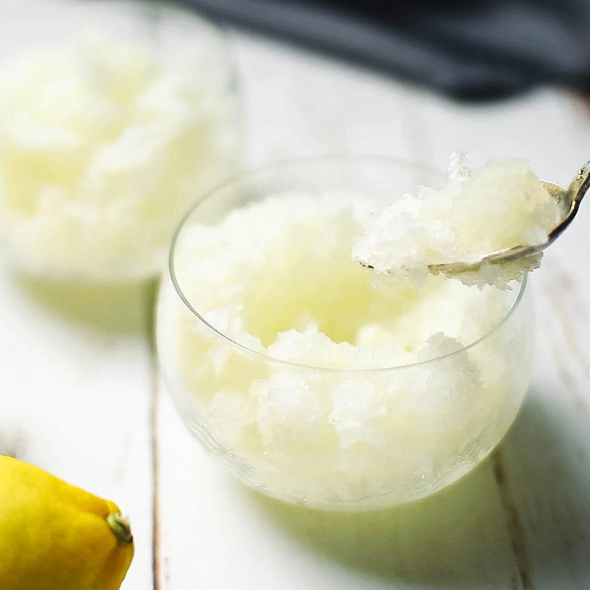Here's a simple and easy-to-follow recipe for a refreshing lemon granita, perfect for hot summers.