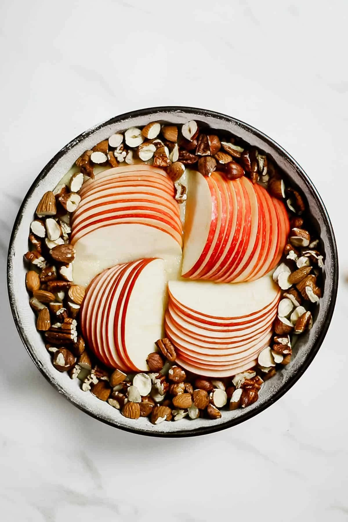 Moist & crunchy! Apple and Nut Financier Cake
