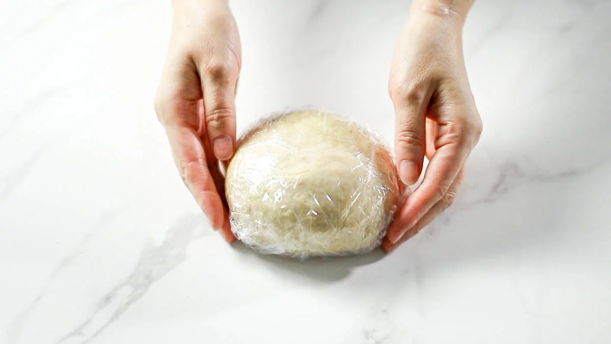 Wrap in plastic wrap and let the dough rest in the refrigerator for at least 2 hours