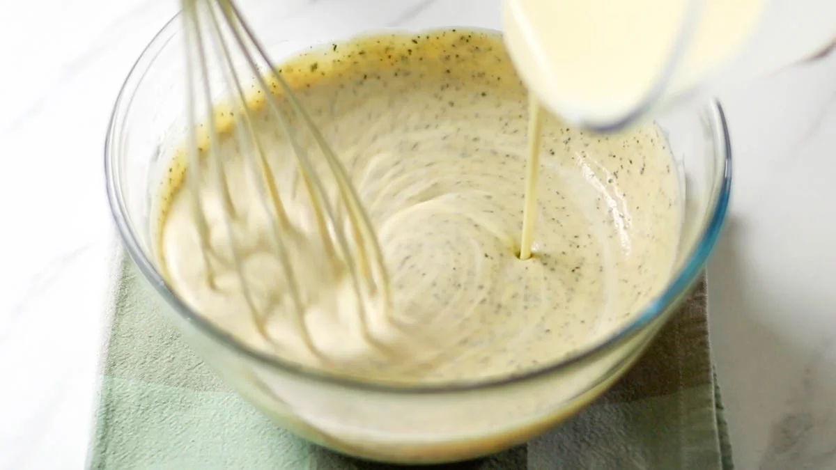 Add to Earl Grey batter and whip to combineStrain the dough and pour into the prepared molds