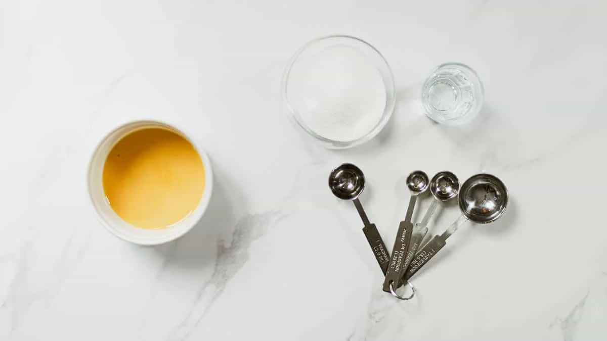 Ingredients - Egg wash ＆ Syrup